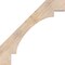 Ekena Millwork 3 1/2"W x 34"D x 34"H Merced Smooth Knee Brace, Douglas Fir BRC04X34X34MRC00SDF - alternate 4
